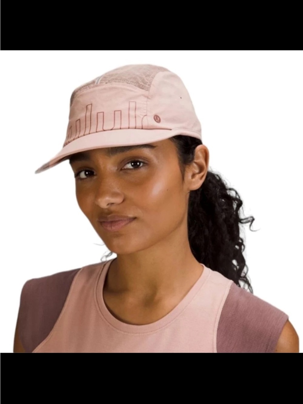 Lululemon Drawcord Hiking Cap S/M Mauve Pink Outdoor